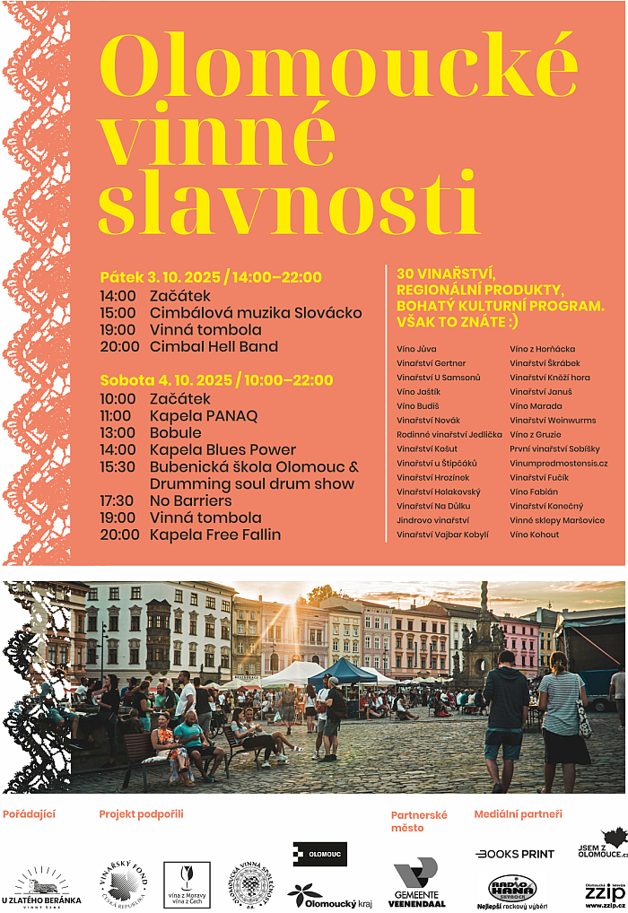 Vinné slavnosti říjen 2025